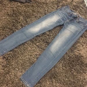 American eagle medium wash skinny jeans